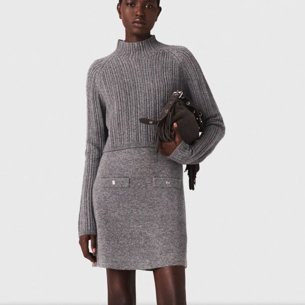 Ritorsa Knit Dress with Removable Sweater